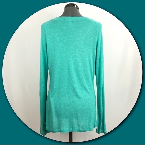 KENNETH Cole Teal Long Sleeve T-Shirt - Picture 5 of 8